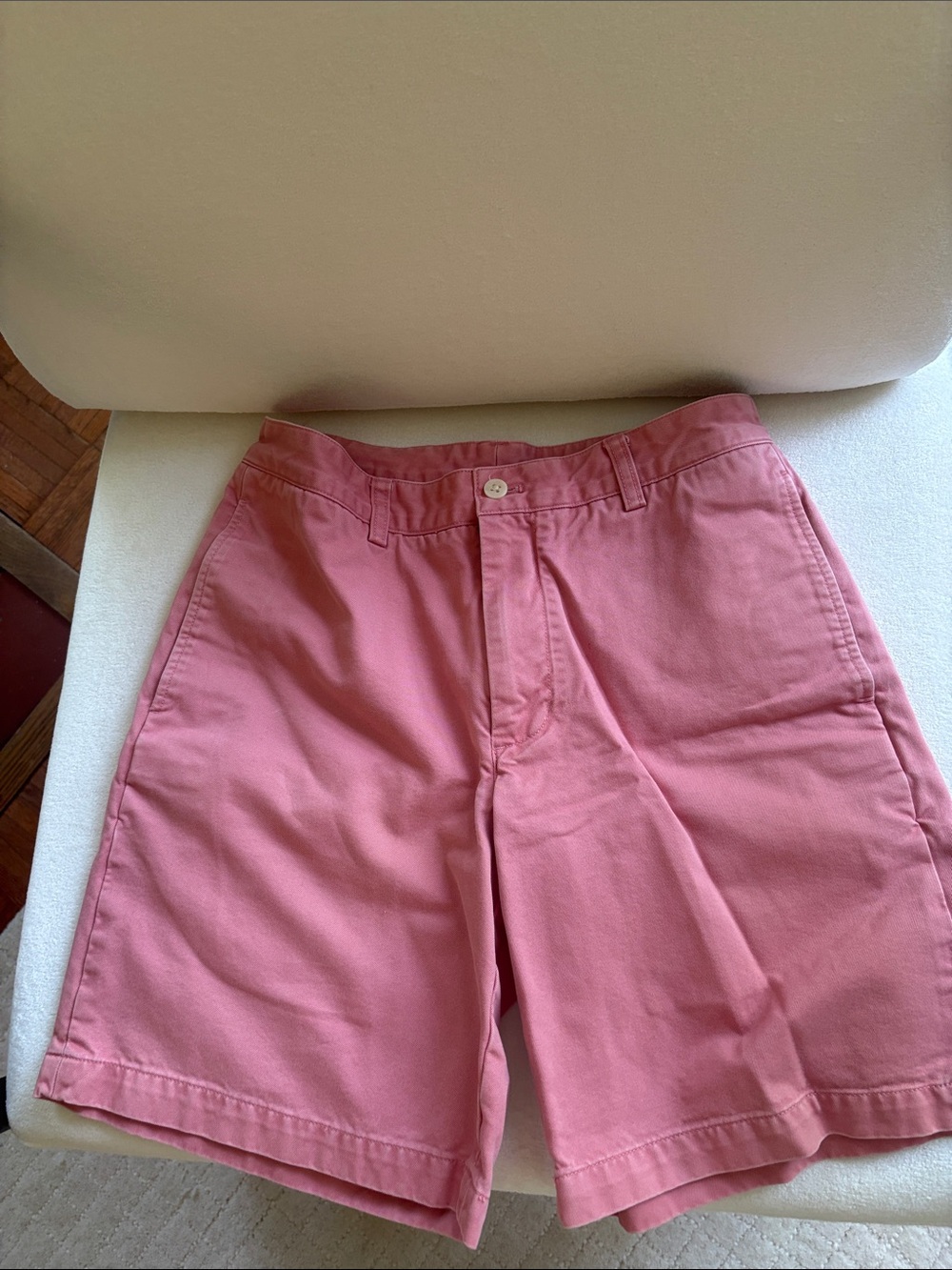 Vineyard Vines Coral Pink Flat Front Chino Shorts